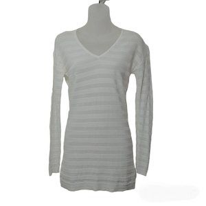 CACHE Open Knit Long Sleeve Blouse Women's Size Small